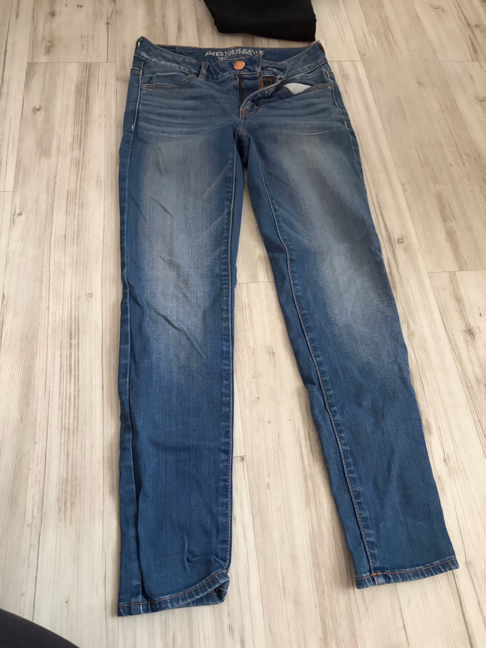 American Eagle Outfitters Slim Skinny Jeans in Blue Wash